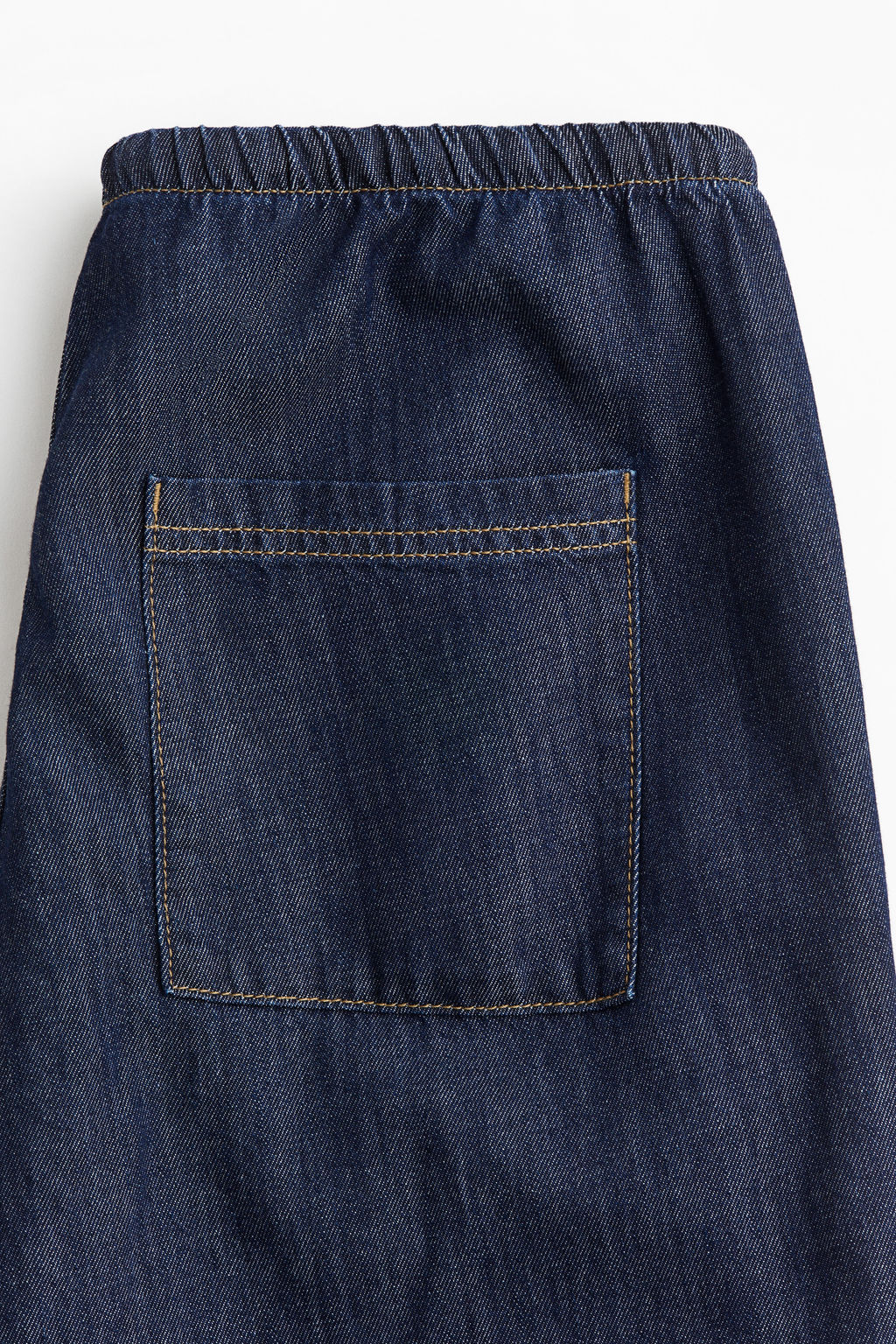 Pantal?n denim con cord?n de ajuste - H&m фото 9