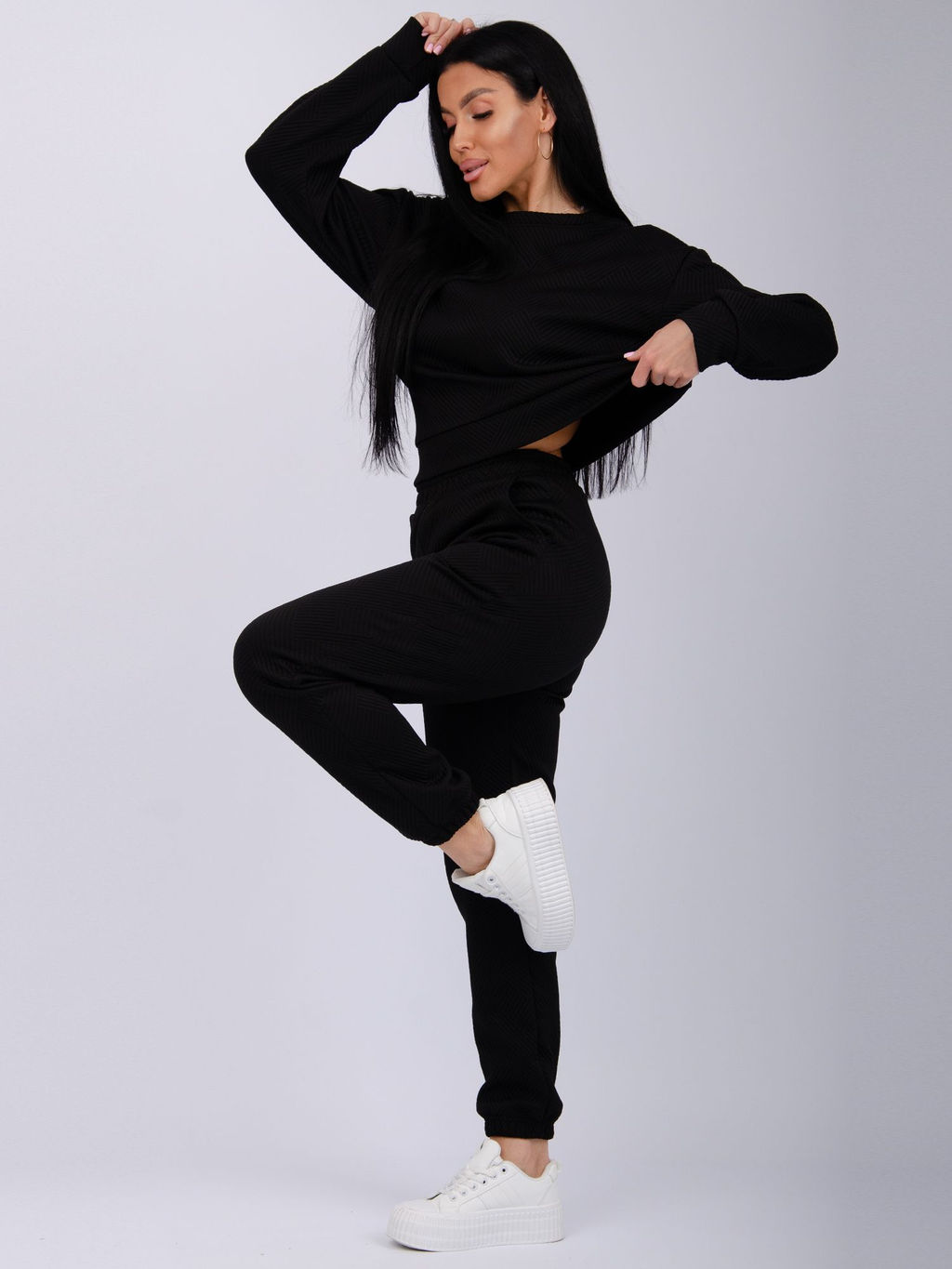 Костюм Богема 3, жаккард - Малина фото 44