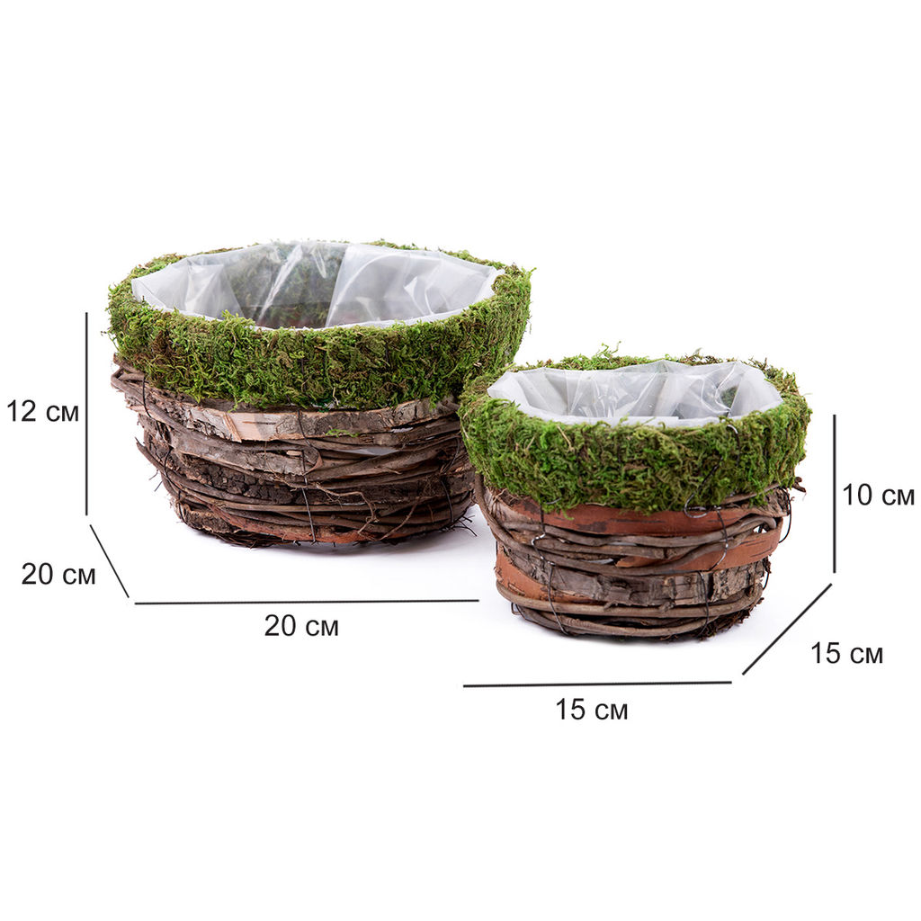 Blumentag FLBM-01 Набор кашпо 2 шт 01  фото 3