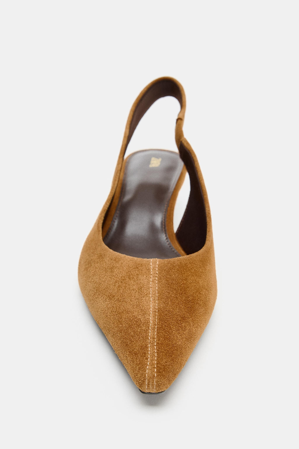 SPLIT SUEDE SLINGBACK SHOES - Zara фото 11