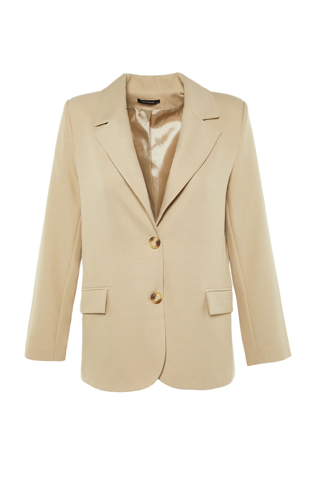 Limited Edition Vizon Regular Astarl? Dokuma Blazer Ceket TWOAW23BC00132