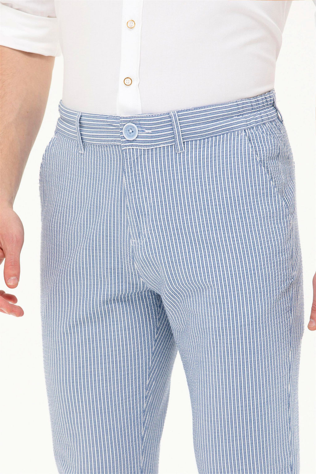 Мужские синие брюки чинос - U.s. polo assn фото 6