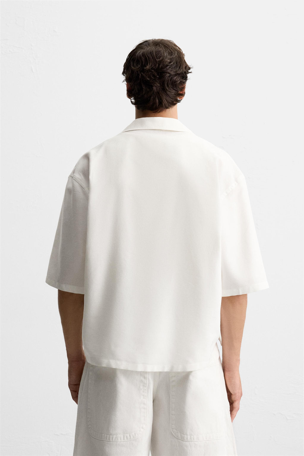 RELAXED FIT FLOWING SHIRT - Zara фото 3