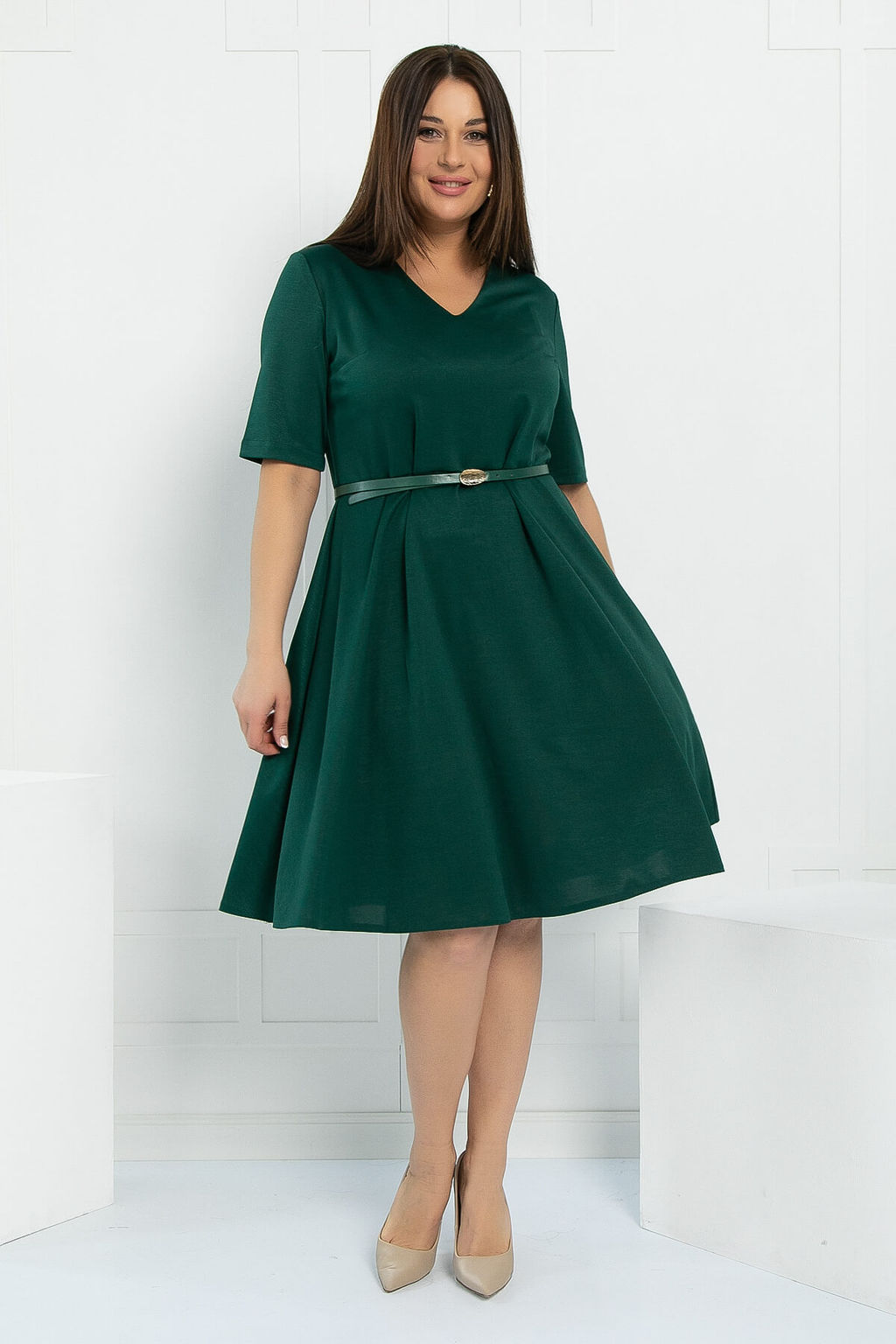 Платье Карнелия (зеленое) П12953-25М - Lt collection фото 5