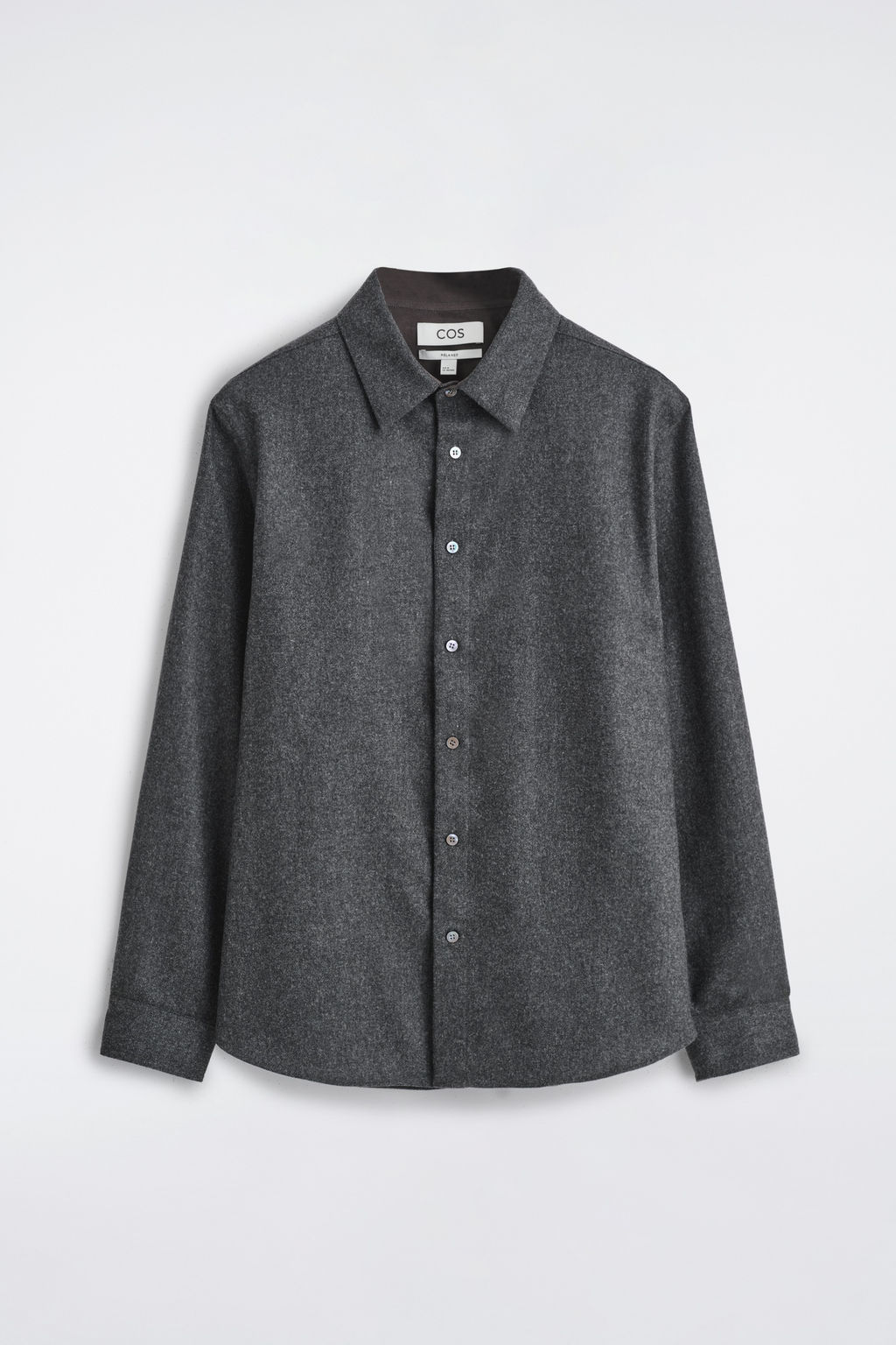CAMISA DE FRANELA DE LANA RELAXED FIT - H&m фото 2