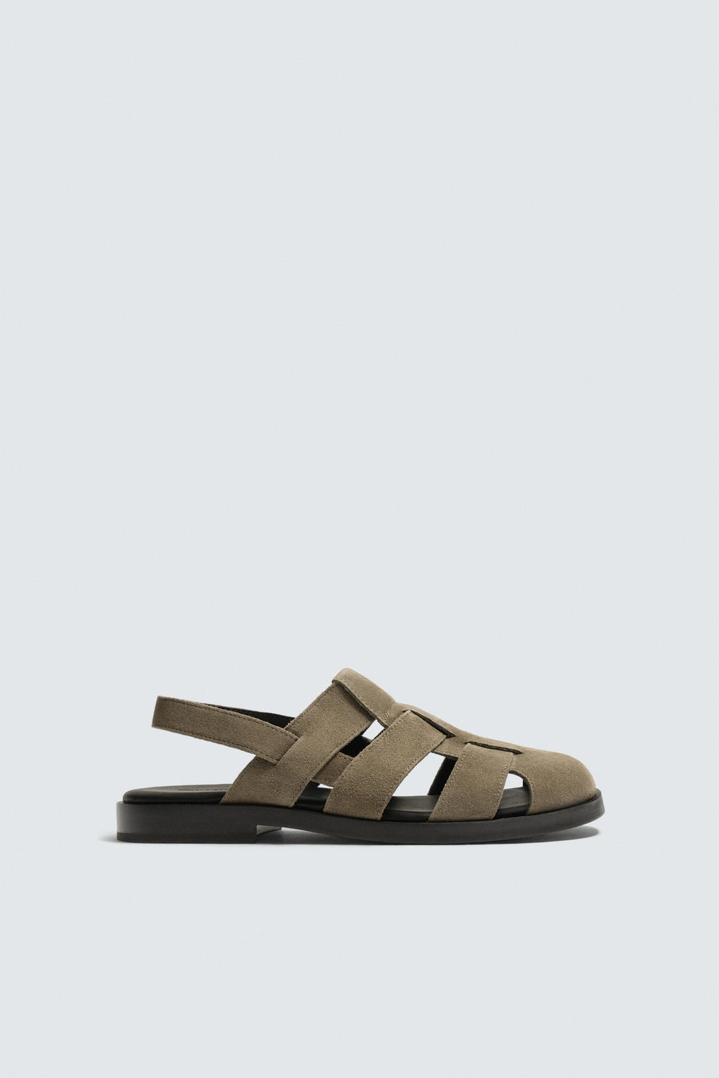 SANDALIA CANGREJERA PIEL / Beige - Zara фото 4