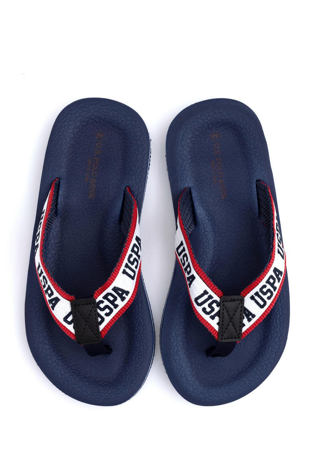 Тапочки U.S. Polo Assn темно-синие полиуретан с хлопком 42-43  фото 6
