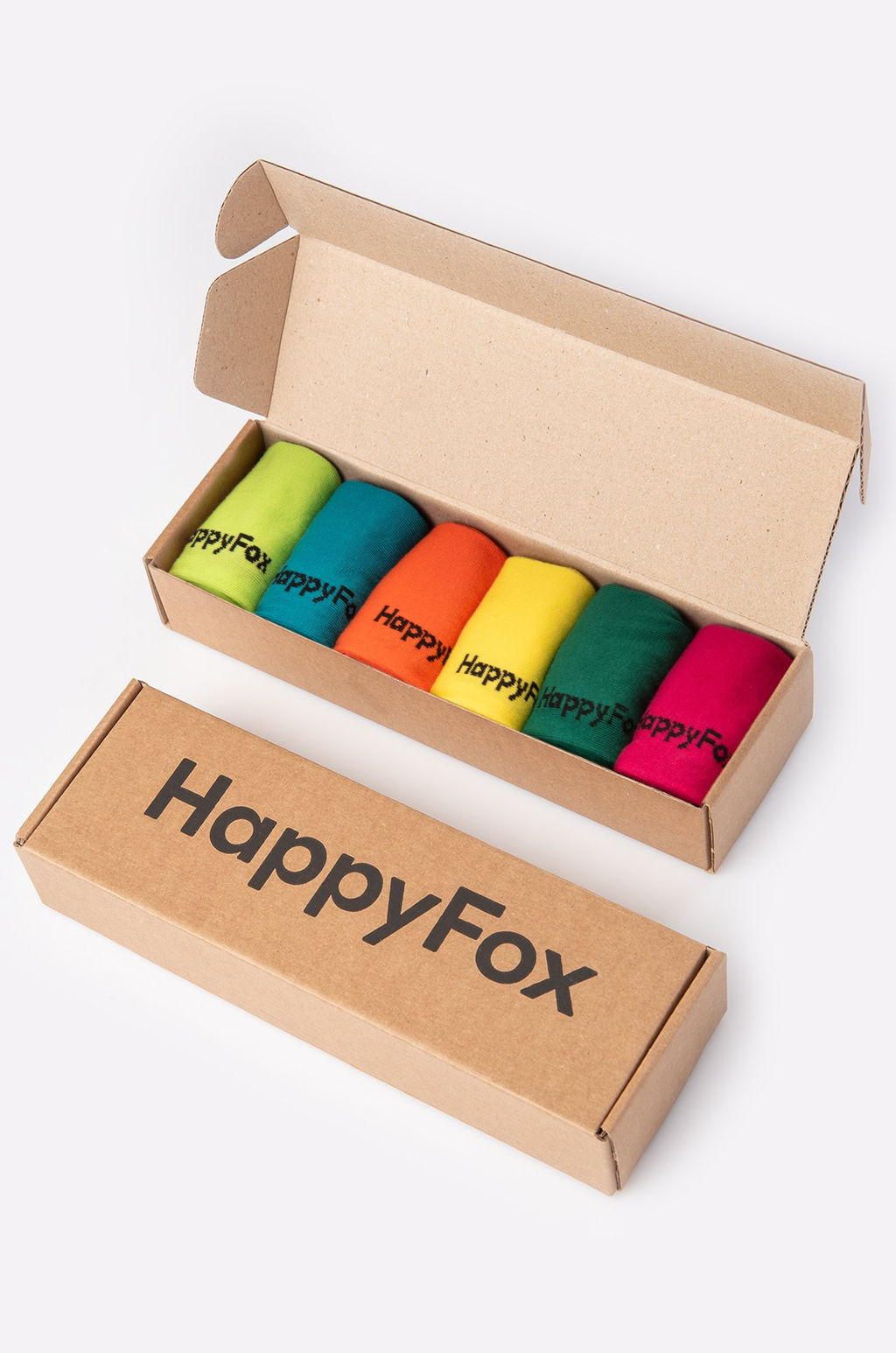 Набор женских носков 6 пар в подарочной коробке Happyfox