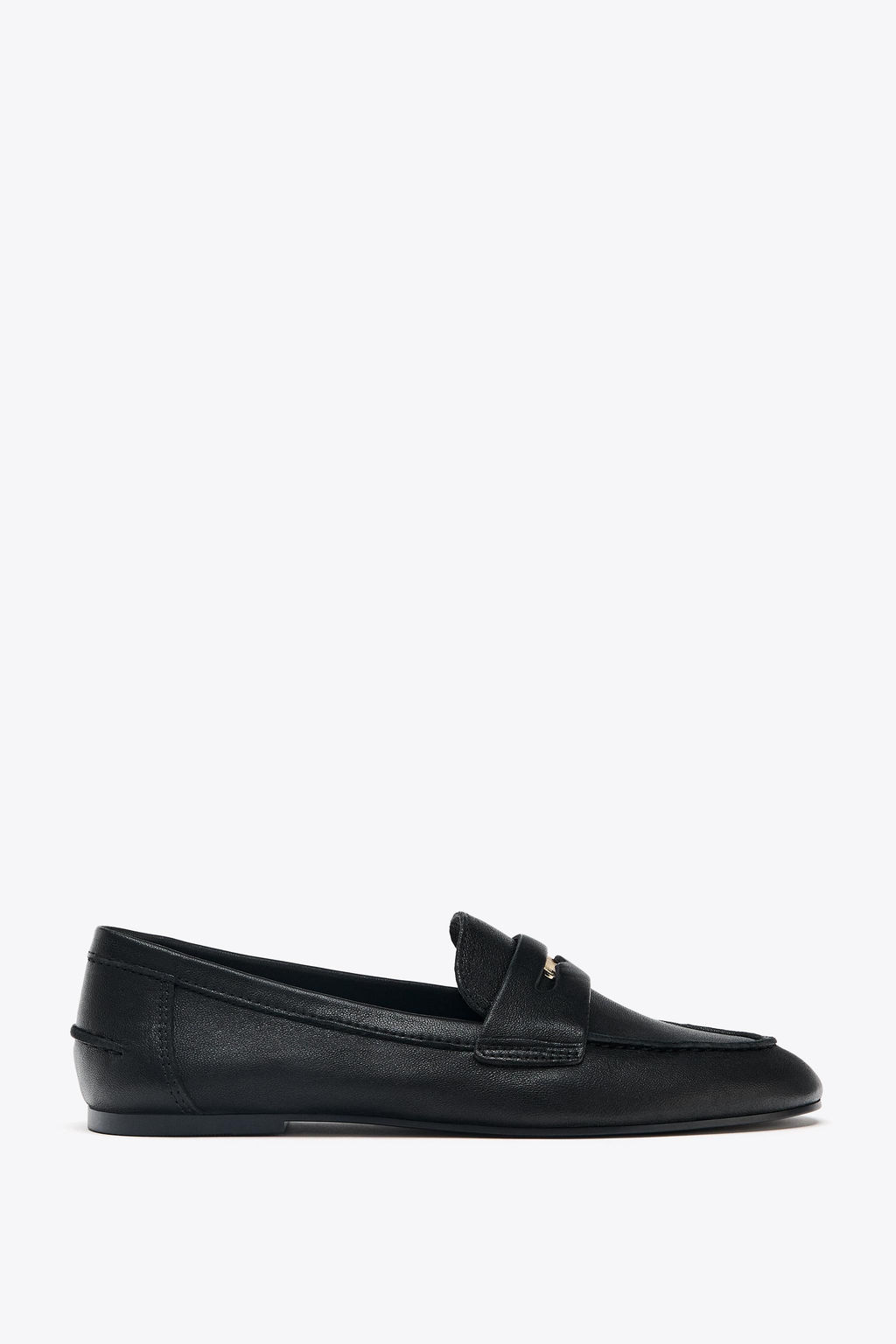 LEATHER PENNY LOAFERS - Zara фото 5