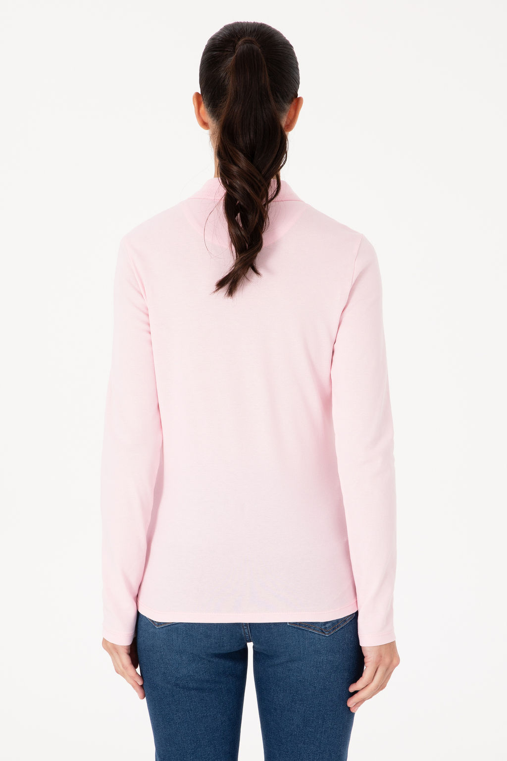 Kad_n Pembe Basic Polo Yaka Sweatsh_rt - U.s. polo assn фото 12