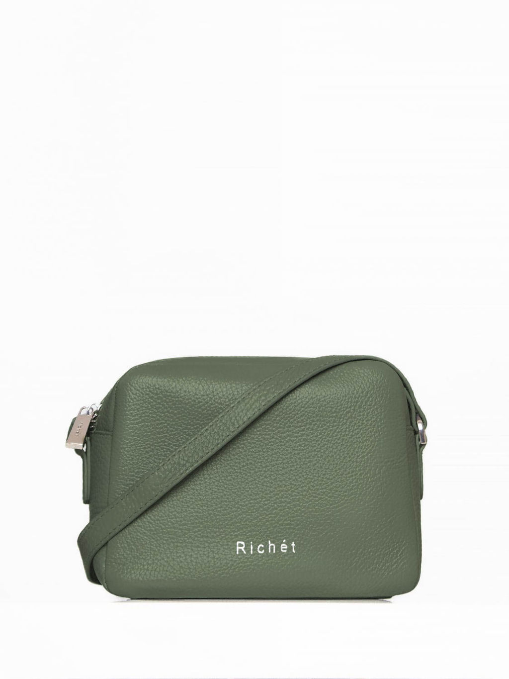 Женская кожаная сумка Richet 2611LN 956 Зеленый