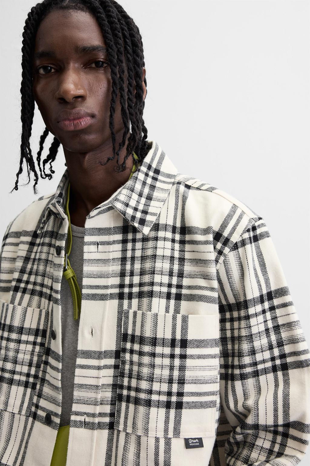 CHECKED FLANNEL SHIRT - Zara фото 22