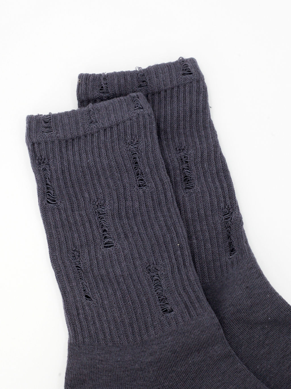 Носки р.35-40 Рваные Тёмно-серые - Krumpy фото 2