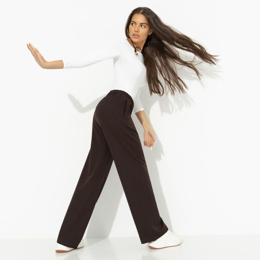 Брюки на резинке Оглушительный успех (brown) - Charutti фото 11