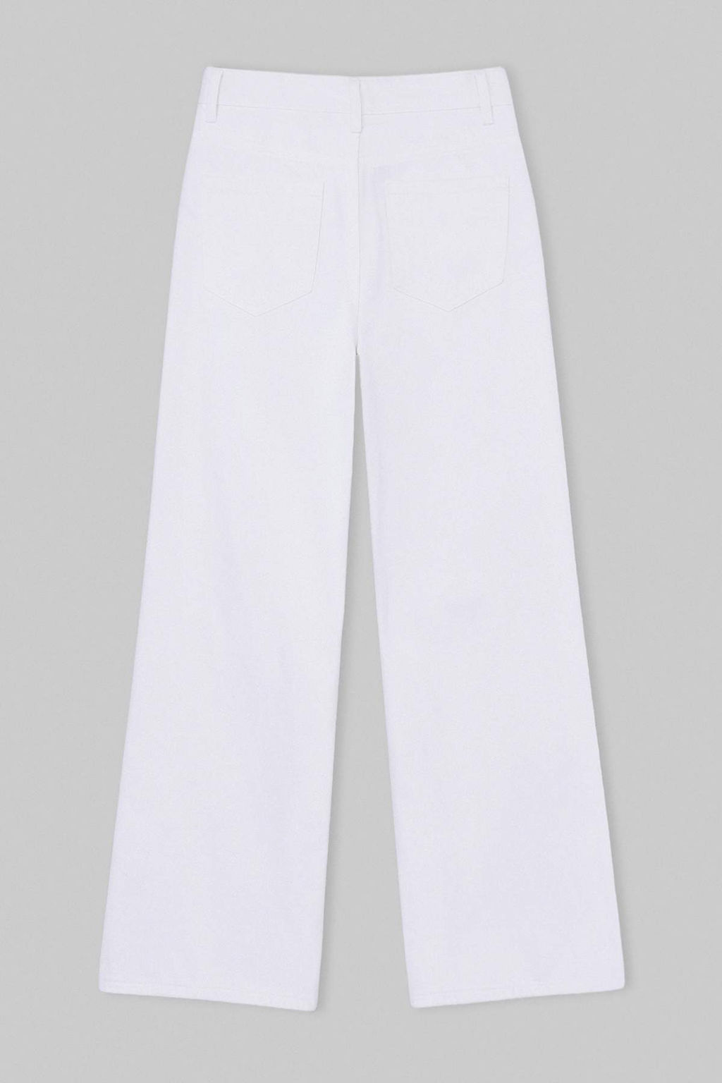 Koyu Mavi DOKUMLU Normal Bel %100 Pamuk Wide Leg Jeans TWOSS26JE00062 - Trendyolmilla фото 8