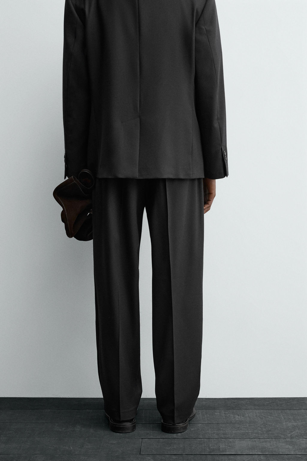 TEXTURED SUIT TROUSERS - Zara фото 3