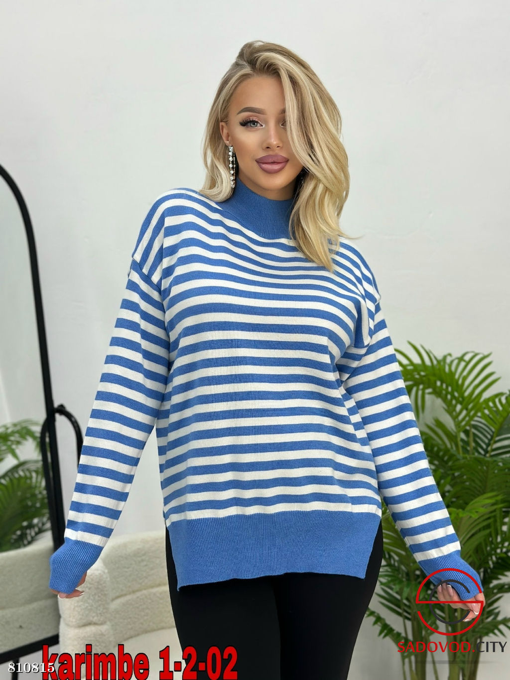 Кофта женская в полоску - Bruno фото 4