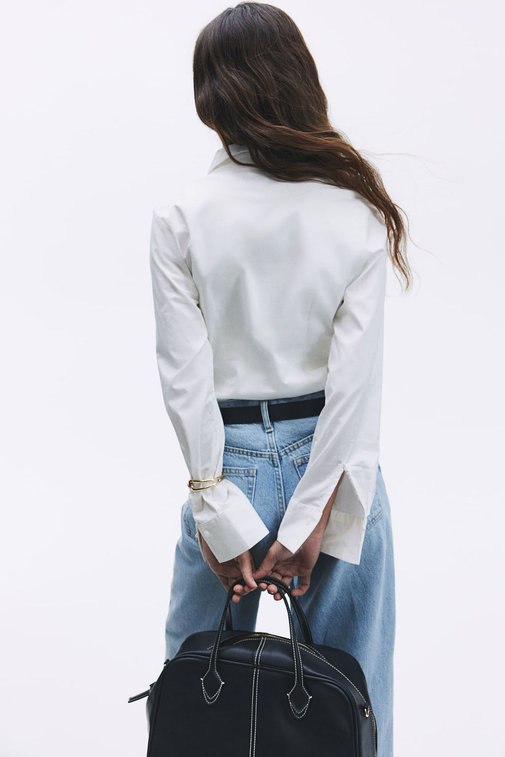 Camisa de algodon elastico - H&m фото 4