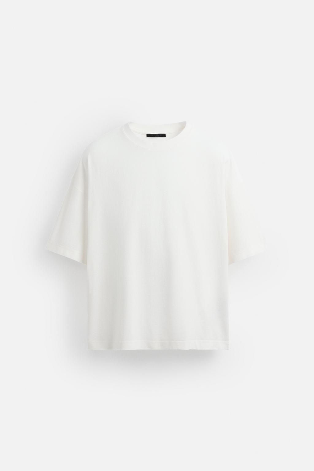 BASIC BOXY FIT T-SHIRT - Zara фото 7