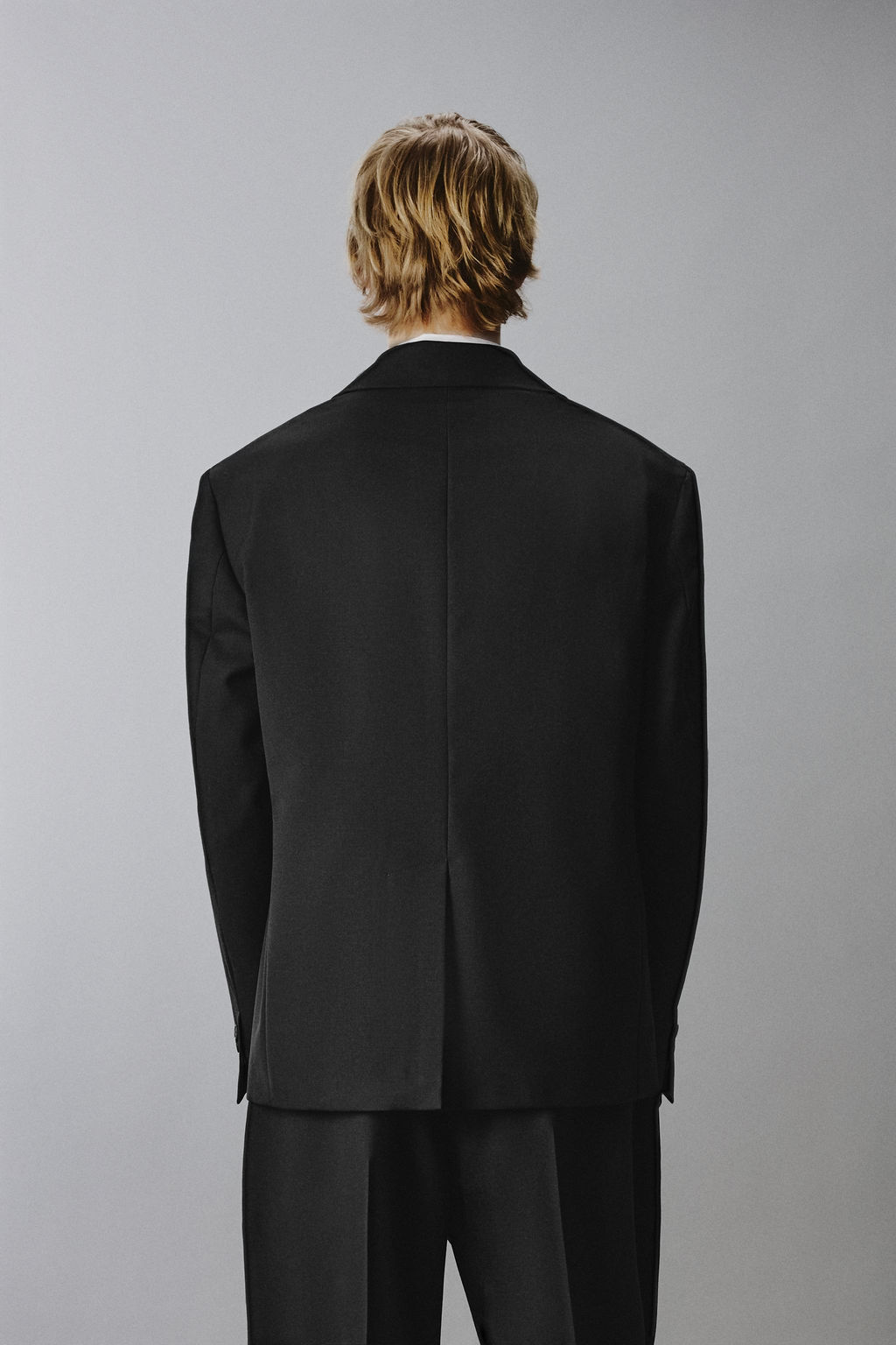 BLAZER TRAJE 100% LANA / Negro - Zara фото 3
