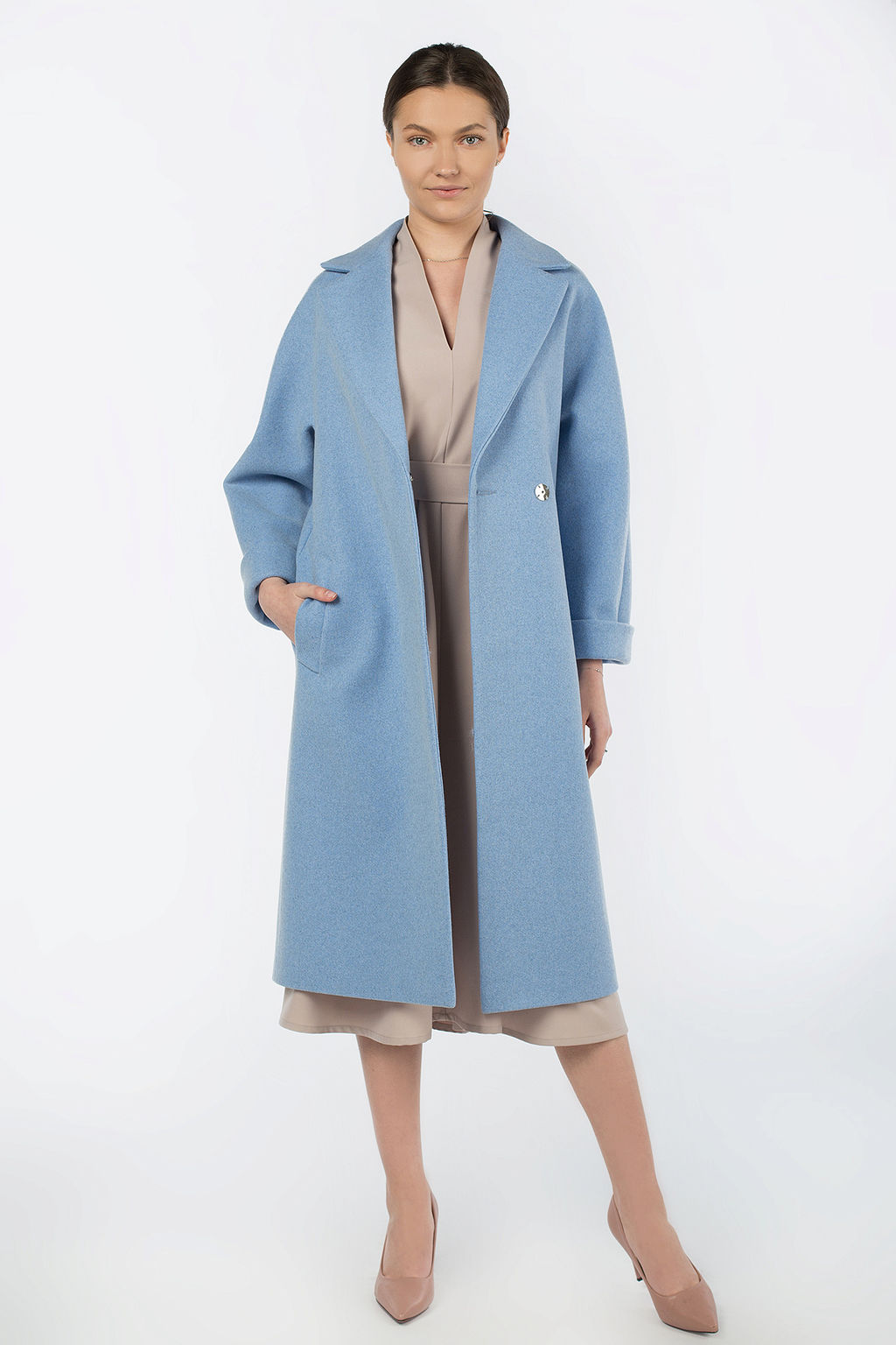 Пальто женское демисезонное Classic Reserve (пояс) - El podio фото 2