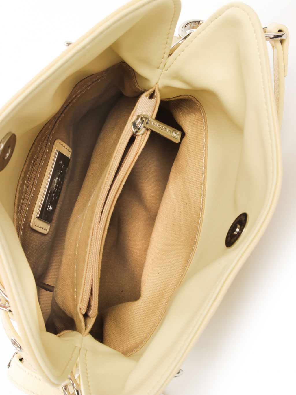 LACCOMA сумка АЛ3020-6-светло желтый натуральная кожа хлопок  фото 6