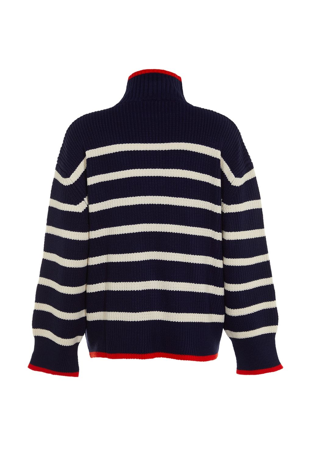 Lacivert Genis Kal?p Cizgili Triko Kazak TWOAW23KZ01446 - Trendyolmilla фото 7