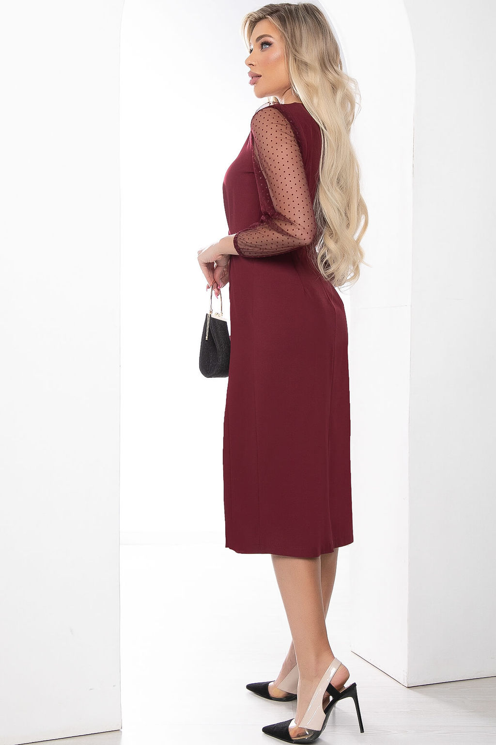 Платье Идеал красоты (бордо) П8488 - Lt collection фото 2