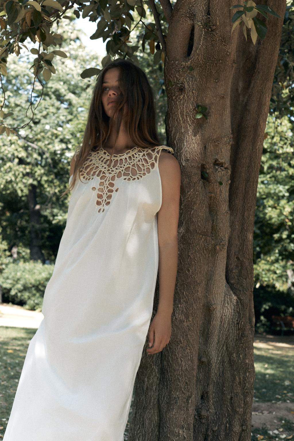 LIMITED EDITION COMBINATION COTTON DRESS - Zara фото 5