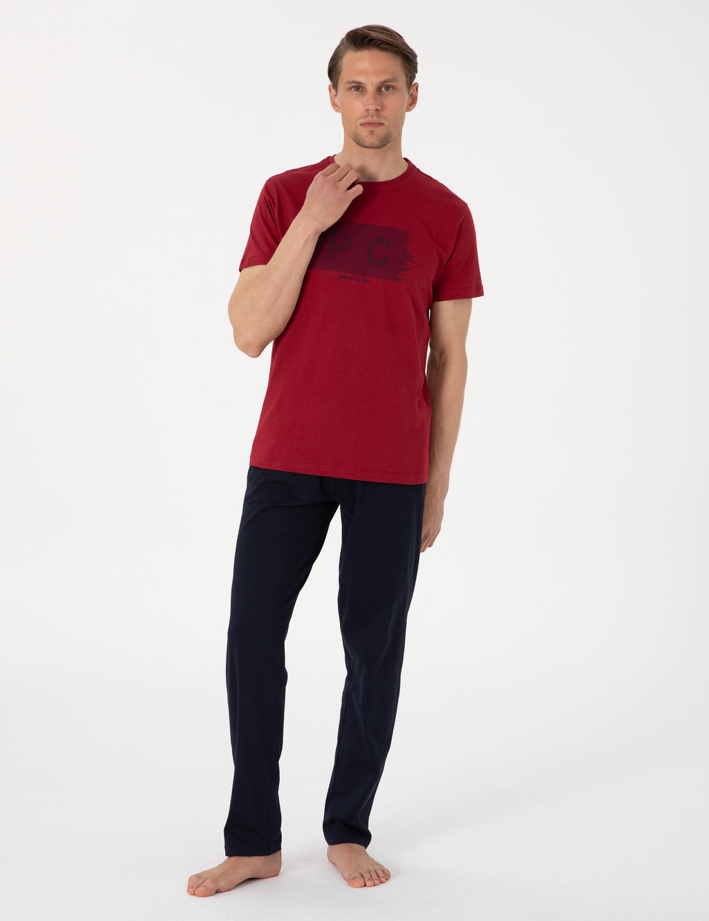 Bordo K_sakol Pijama Tak_m_