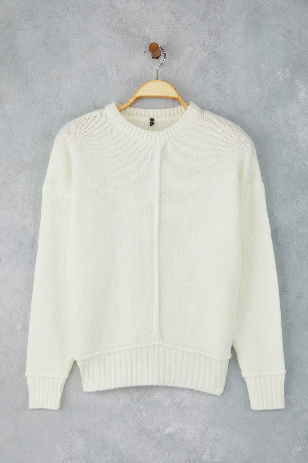 Kahverengi Yumusak Dokulu Genis Kal?p Dikis Detayl? Triko Kazak TWOAW26KZ00075 - Trendyolmilla фото 13