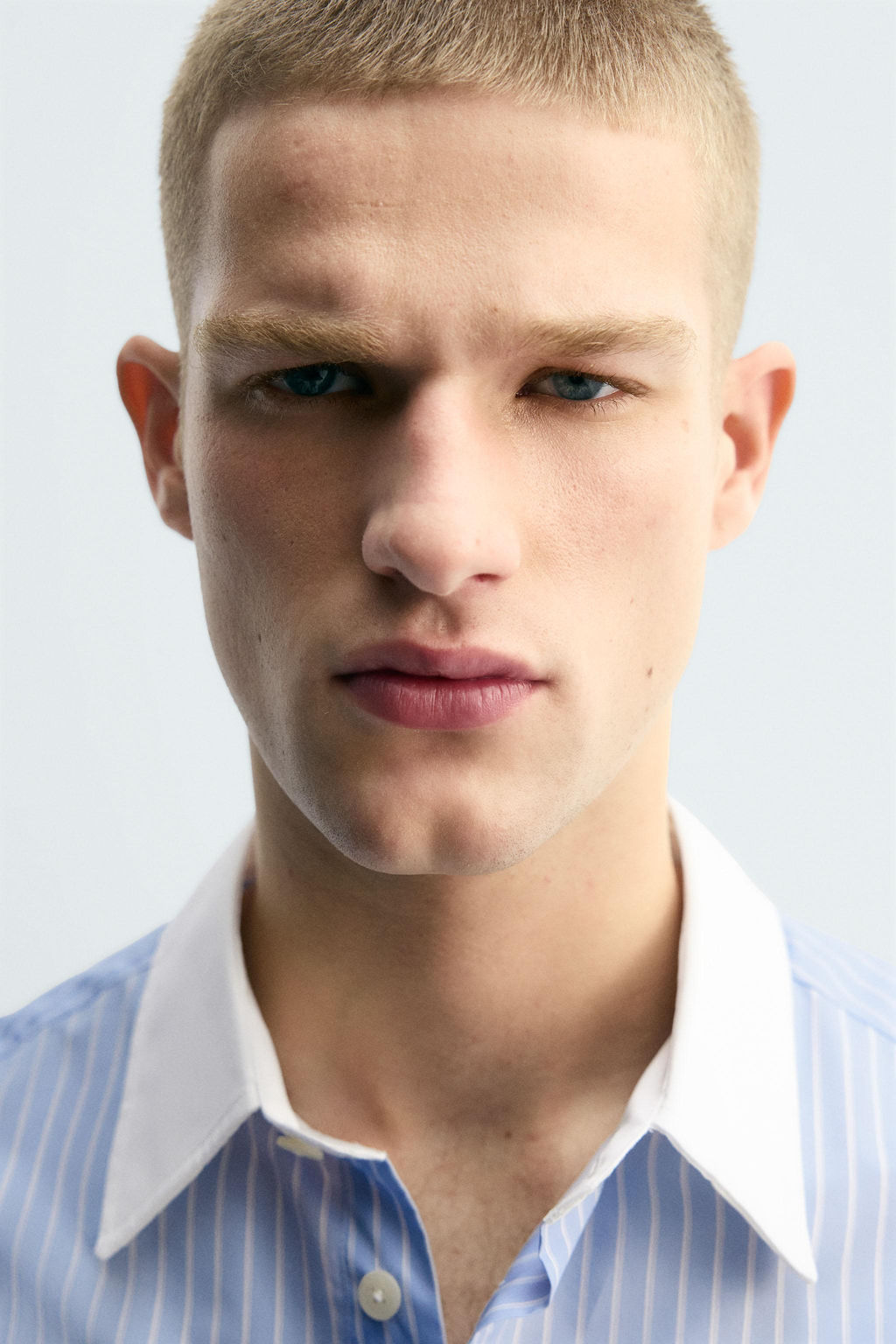 STRIPED SHIRT WITH CUFFLINK CUFFS - Zara фото 5