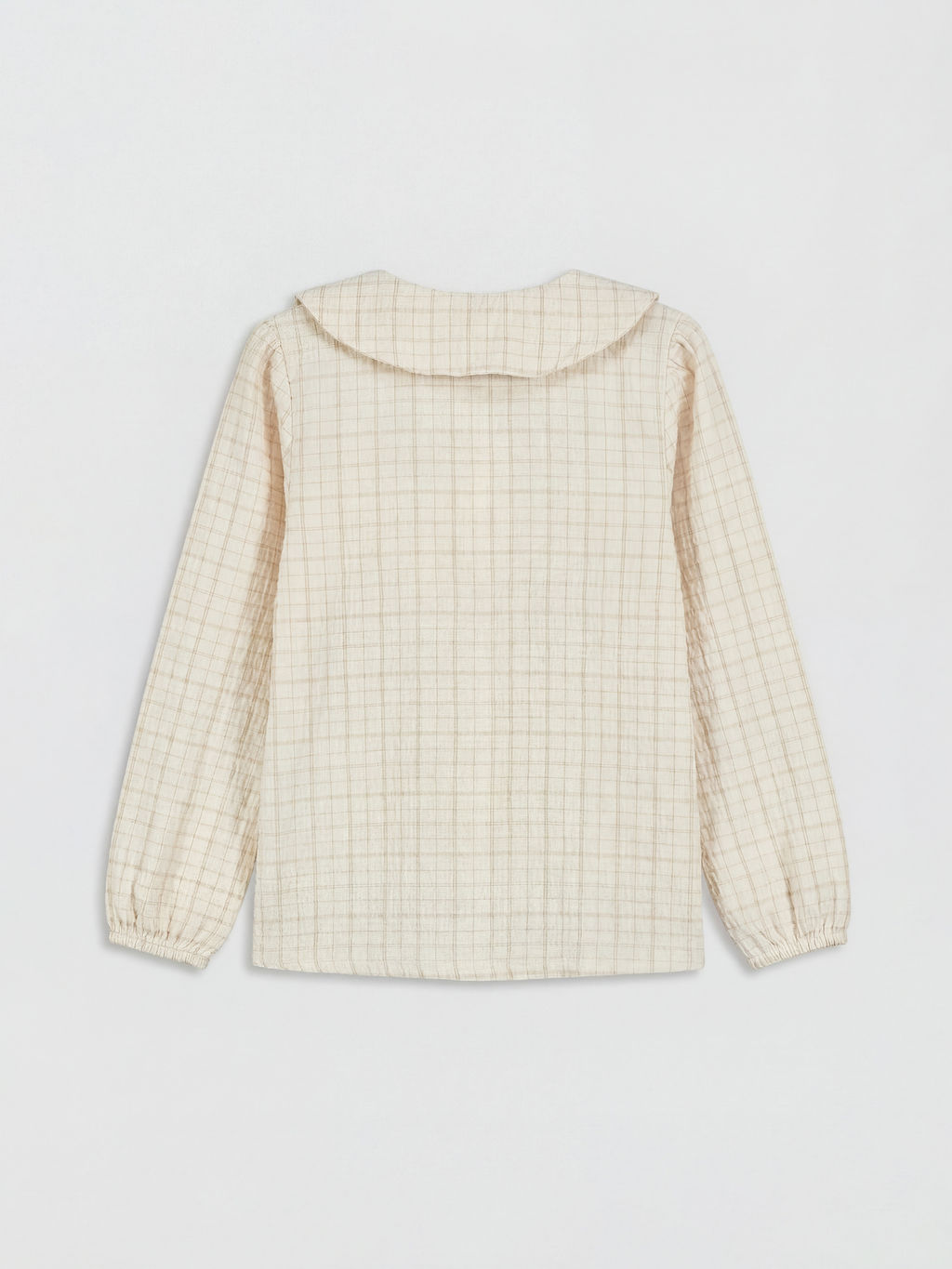 Ekose Poplin K?z ?ocuk G?mlek