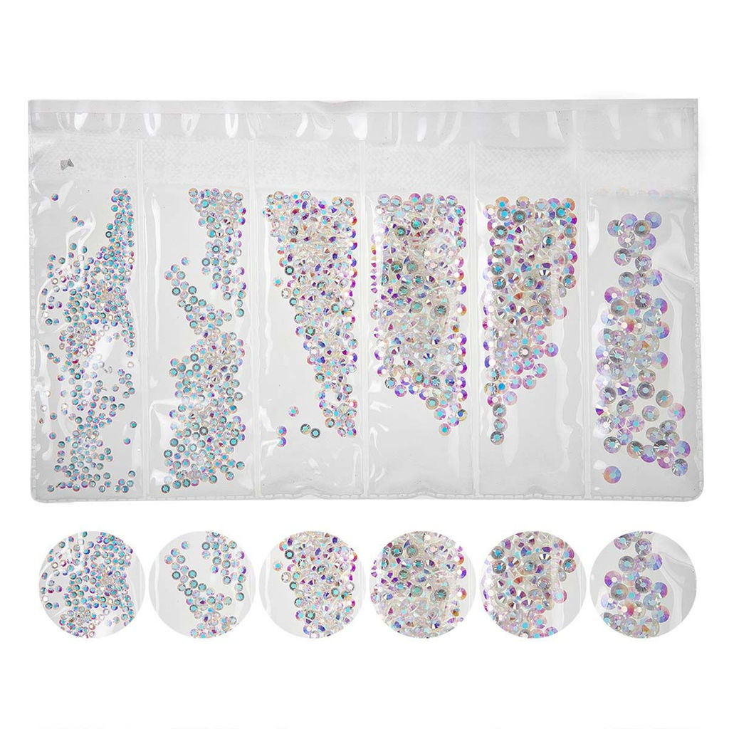 Nail Art Набор страз для ногтей, прозрачный  фото 4