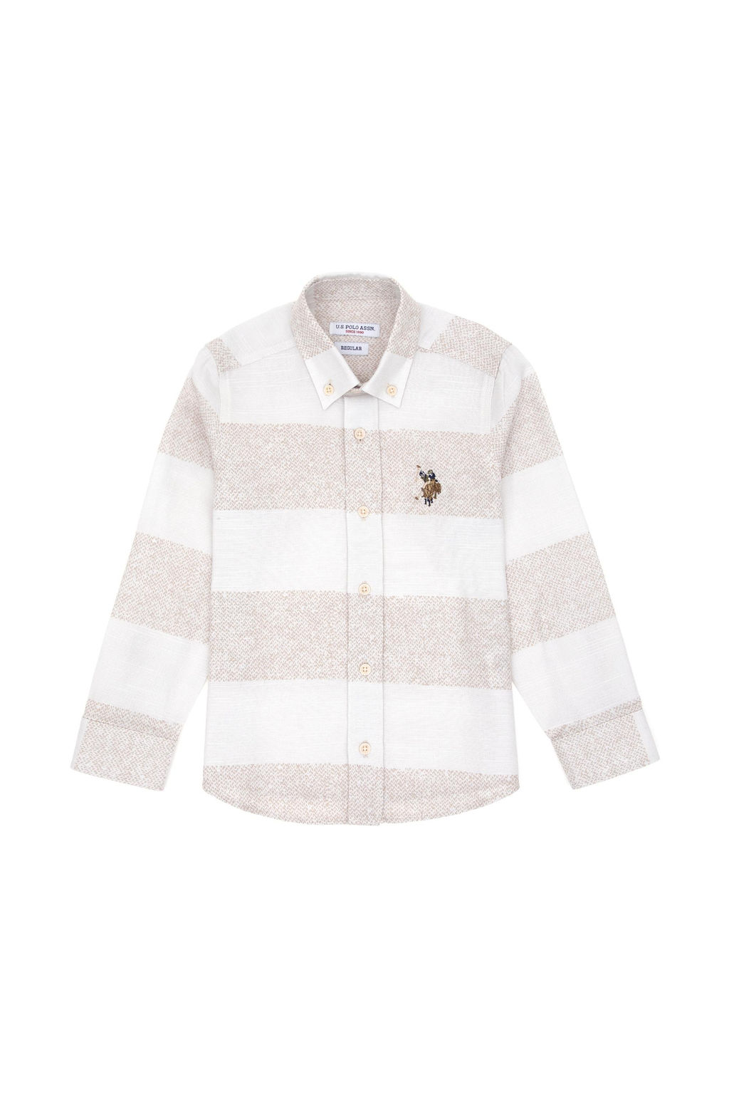 Рубашка Stone с длинным рукавом для мальчика Неожиданная скидка в корзине - U.s. polo assn фото 2