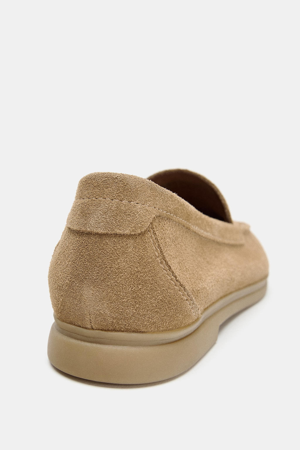 FLAT SPLIT SUEDE LOAFERS - Zara фото 7