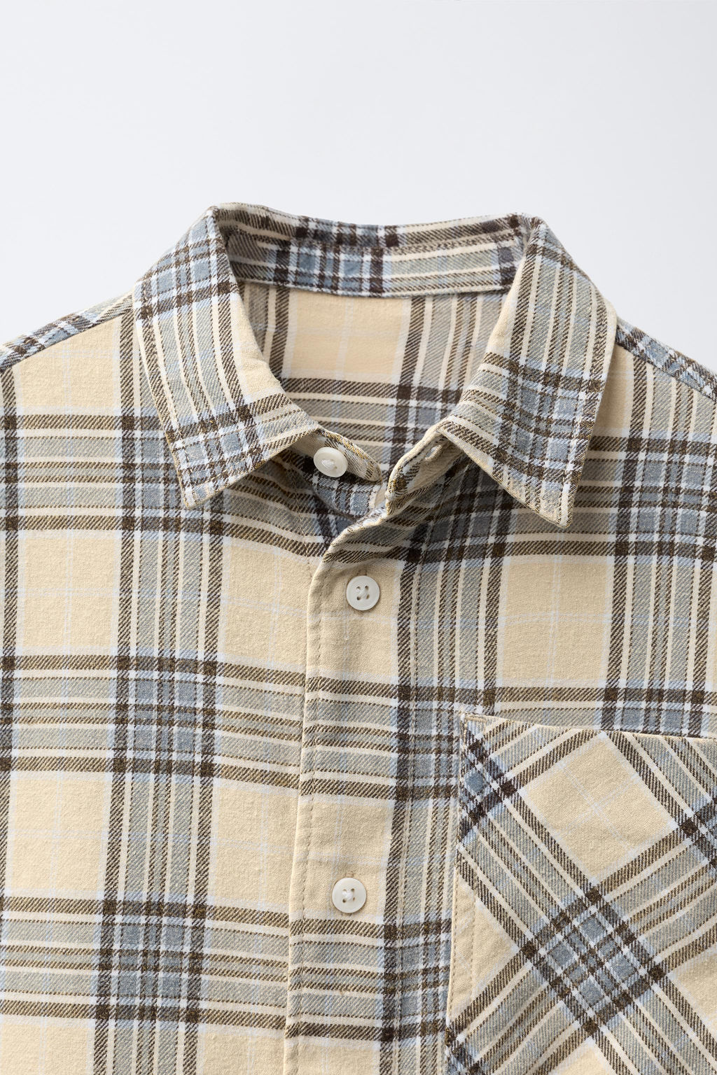 CHECK PRINT SHIRT - Zara фото 3
