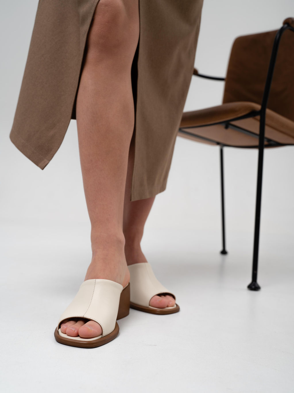 Сабо 4012.23663br.Бежевый+ коричневый - Edart фото 74