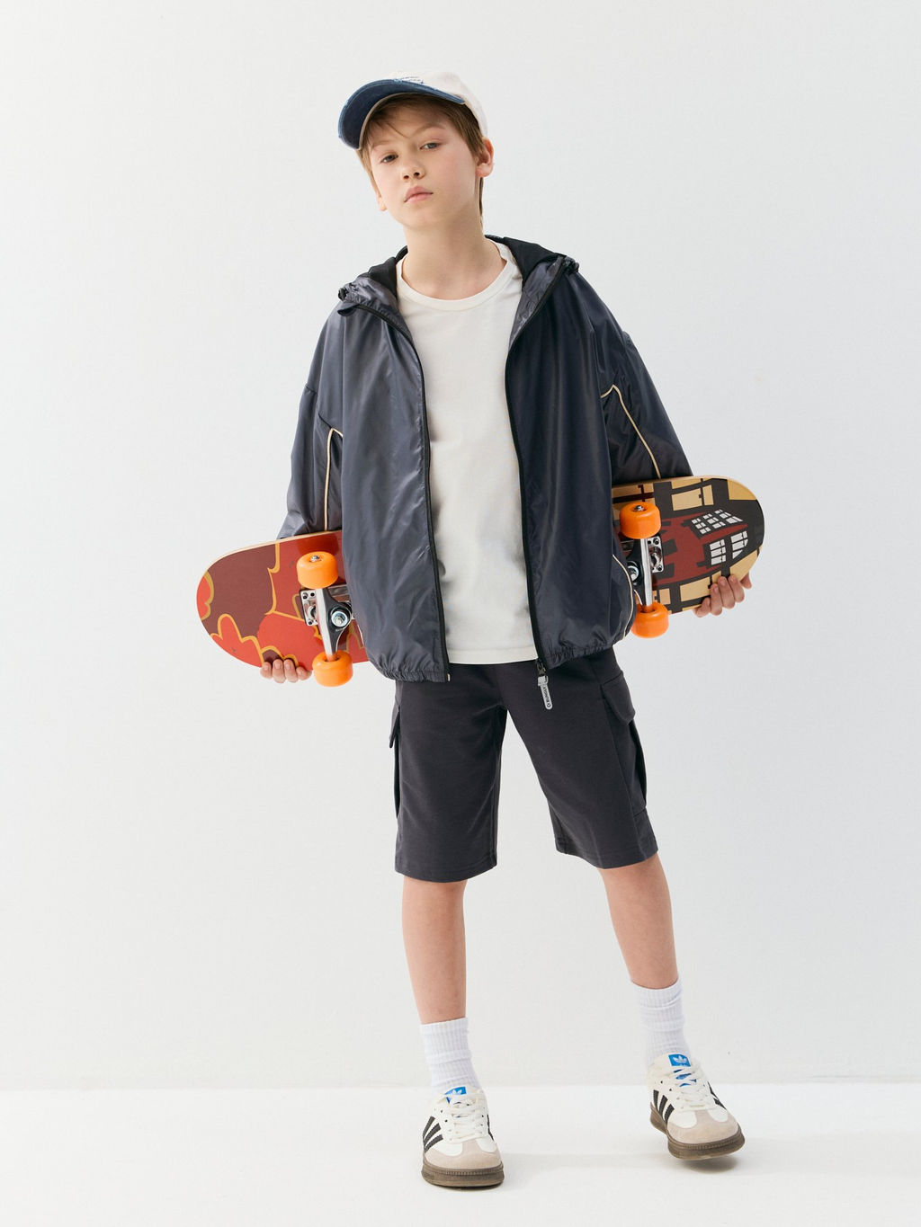 Ветровка на сетчатой подкладке Графит 7+ - Bungly фото 4