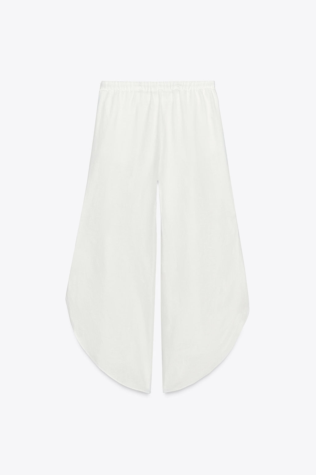ZW COLLECTION LINEN TROUSERS WITH VENTS - Zara фото 8