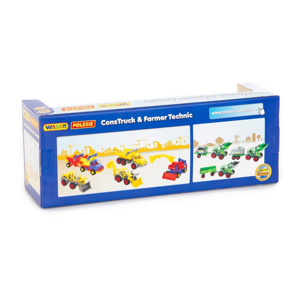 КонсТрак, экскаватор колёсный (в коробке) - Полесье фото 6