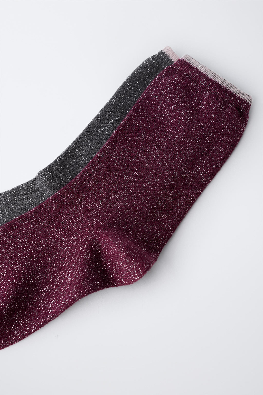 2-PACK OF LONG SHIMMER SOCKS - Zara фото 2