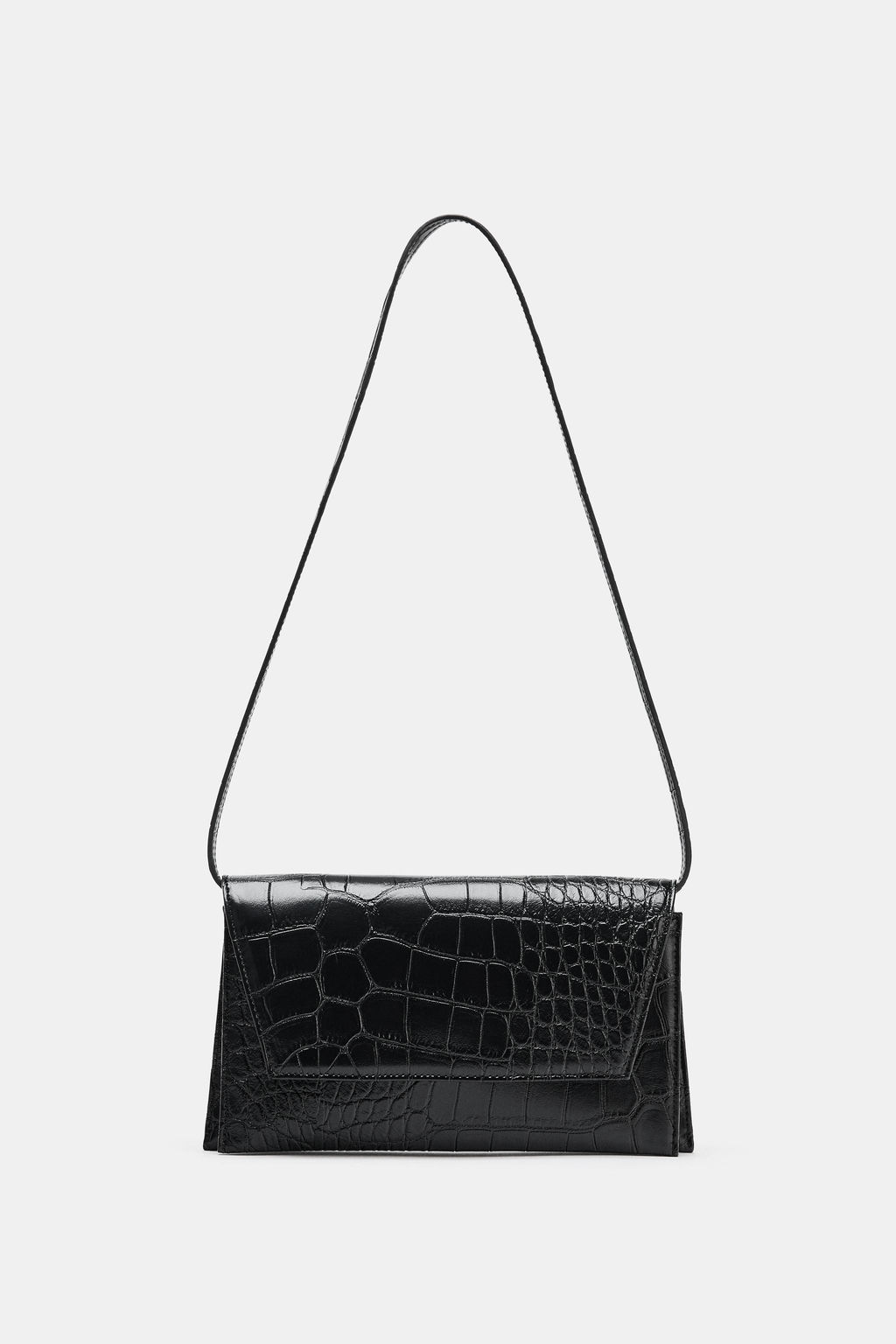EMBOSSED FLAP BAG - Zara фото 3