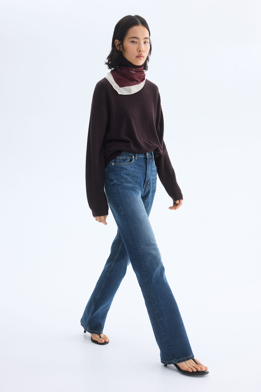 Bootcut High Jeans - H&m фото 6