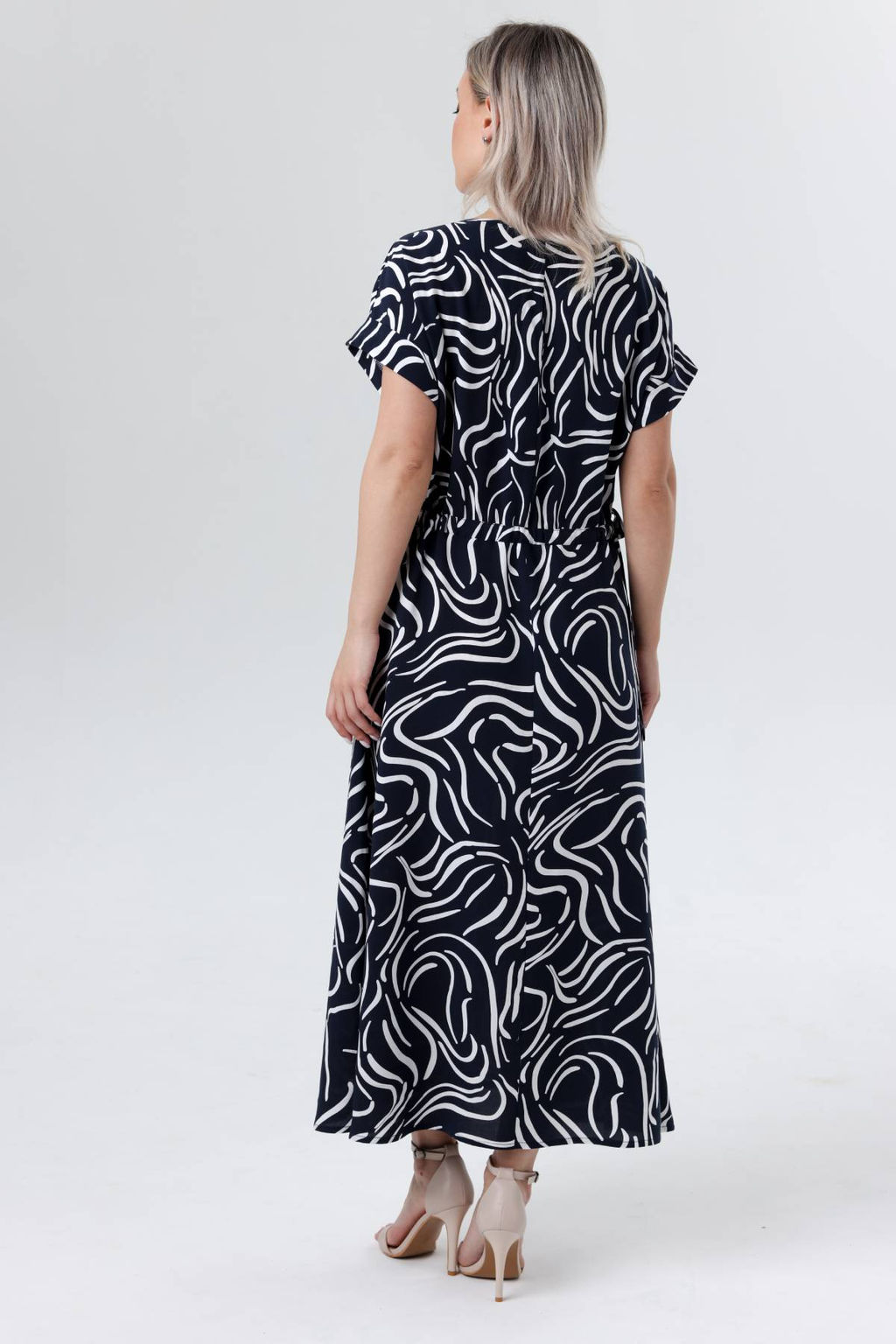 Платье штапель 6121/05/Синий - Rise фото 2