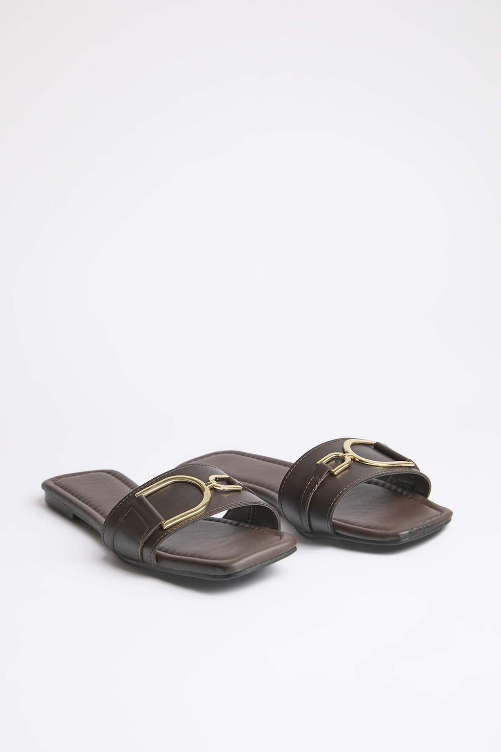 Trendyol Shoes Bej Metal Aksesuar Detayl? Kad?n Terlik TAKSS25TE00015 - Trendyolmilla фото 24