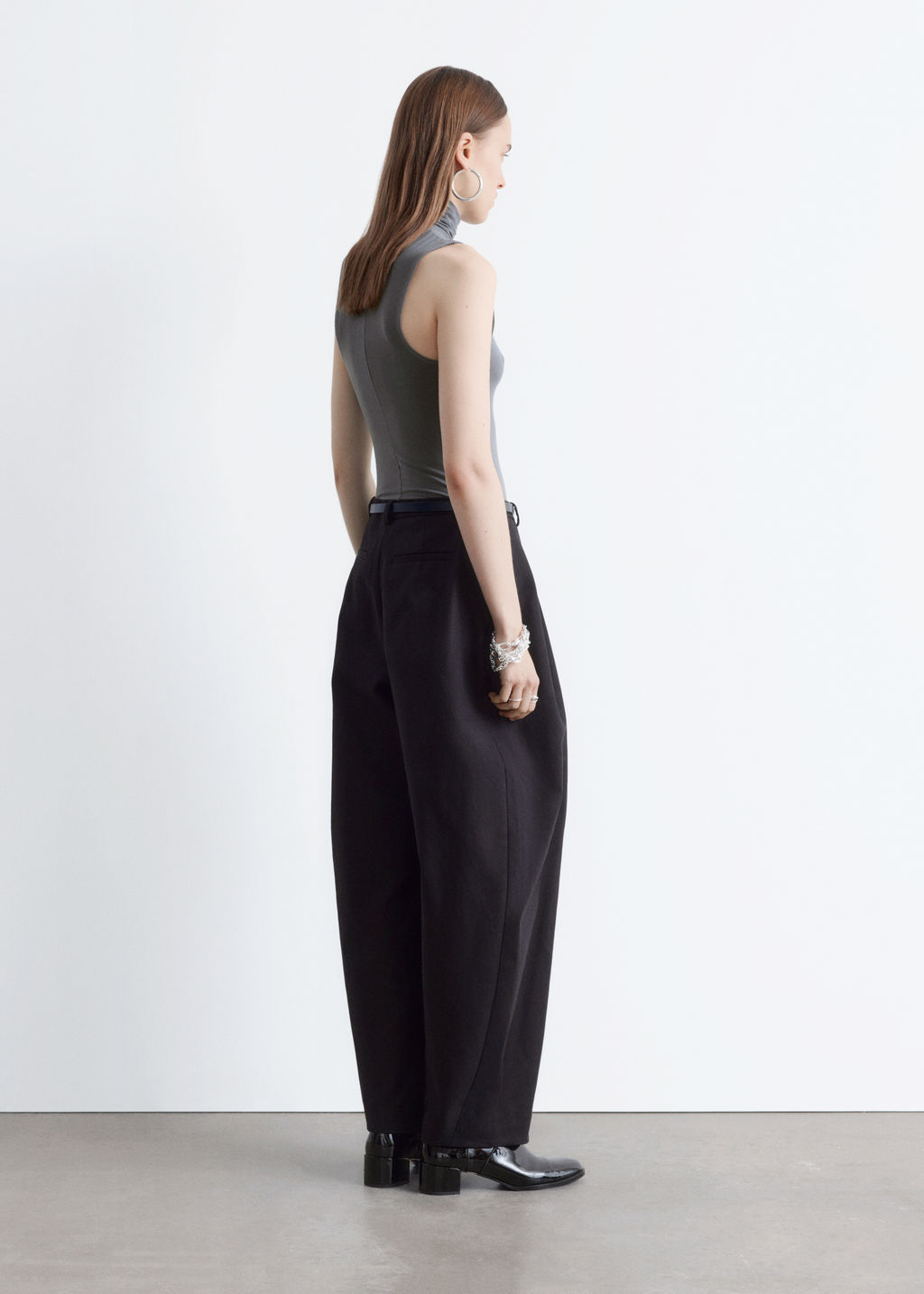 Top de cuello alto sin mangas - H&m фото 4