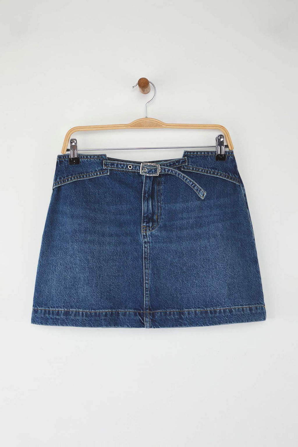 Teen Mavi Kemer Detayl? Mini Denim Etek TWOAW26ET00090
