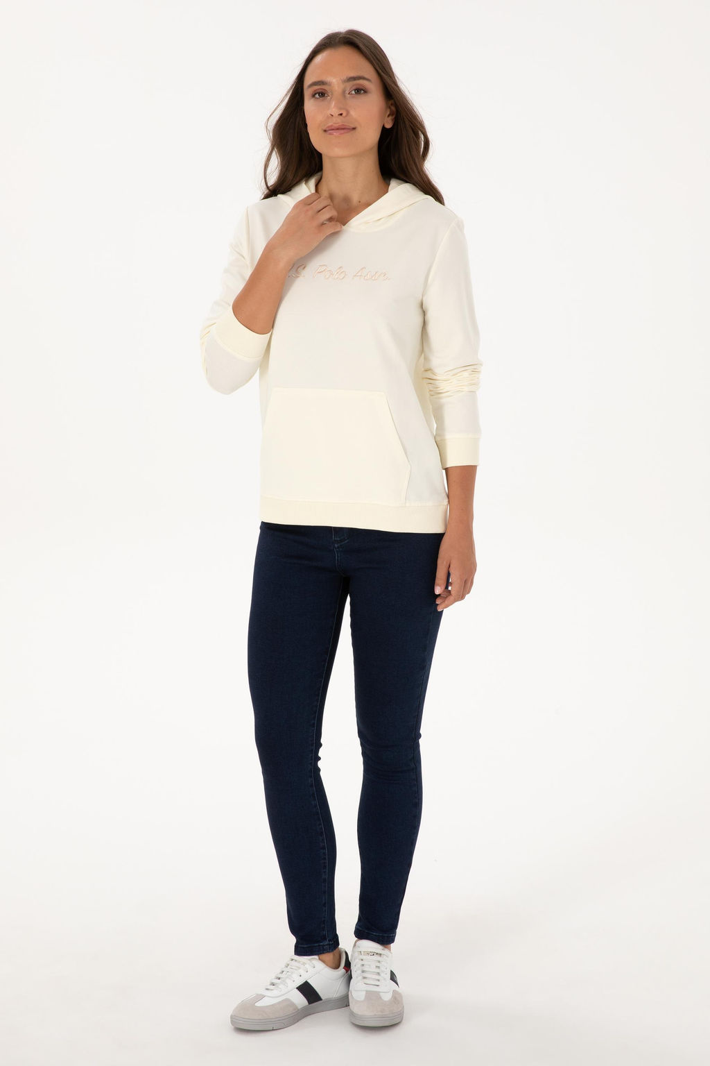 Kad_n BEYAZ Sweatshirt Sepette S_rpriz _ndirim - U.s. polo assn фото 4