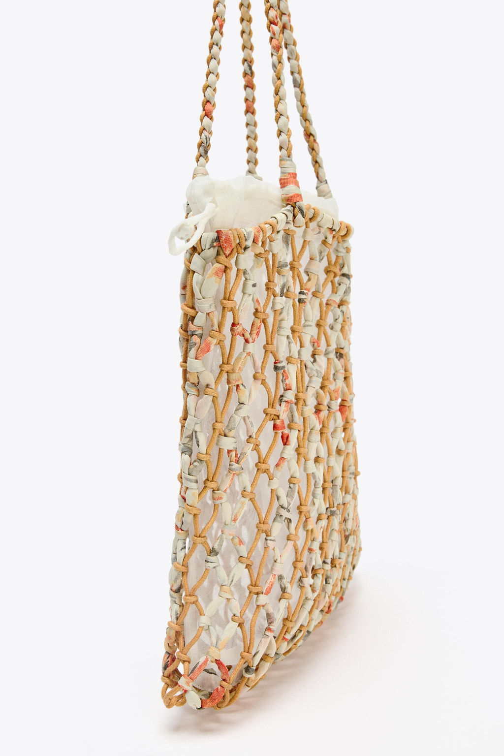 BRAIDED WOVEN HANDBAG - Zara фото 6